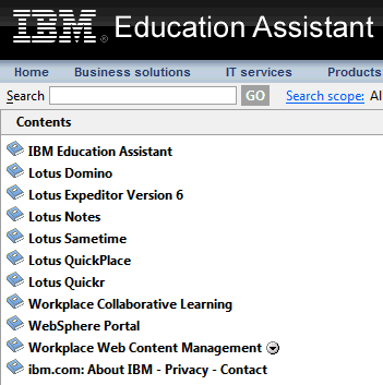 Image:IBM Education Assistant: Averiguando la base de datos que causó la caida de un servidor