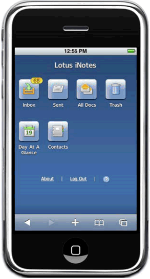 Image:Limitaciones de iNotes Ultralite iPhone