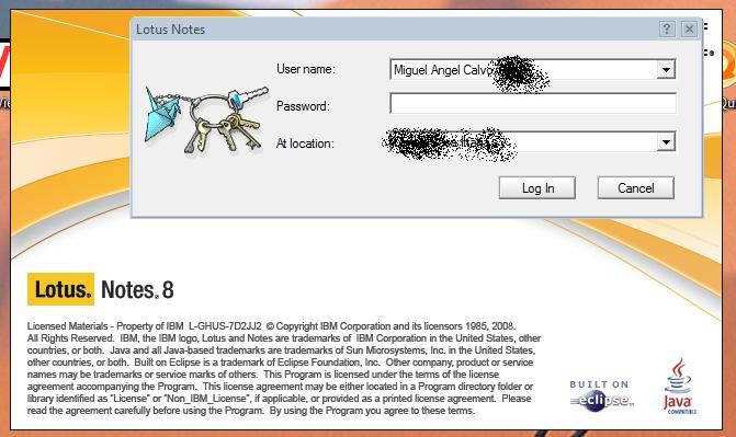 Image:Lotus Notes 8.0.2 en marcha