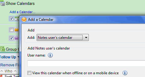 Image:Calendarios federados en Lotus Notes 8.5