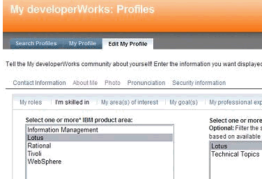 Image:developerWorks y su futura orientación como web social