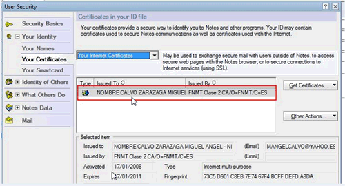 Image:Firmando correo desde Lotus Notes con certificados X.509