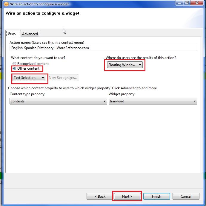 Image:Incluyendo un diccionario on line en Lotus Notes 8.5