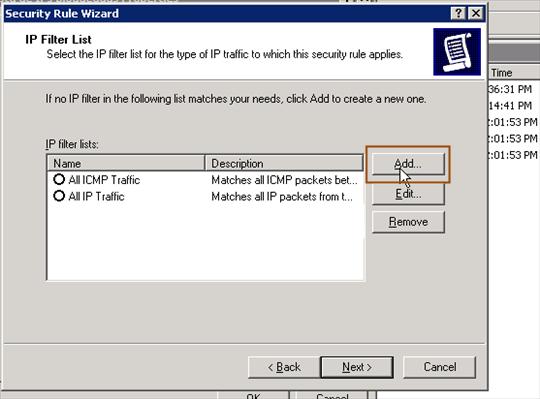 Image:Protegiéndose frente a ataques de fuerza bruta contra SMTP en IBM Domino II - Configurando IP Security Management en Windows 2003