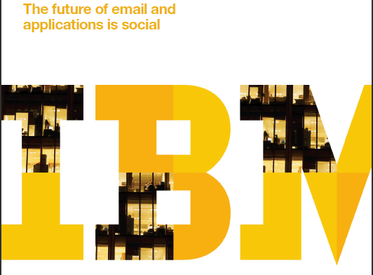 Image:The future of email and applications is social by IBM