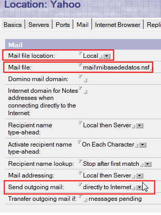 Image:Usando SMTP de Yahoo con el cliente Lotus Notes