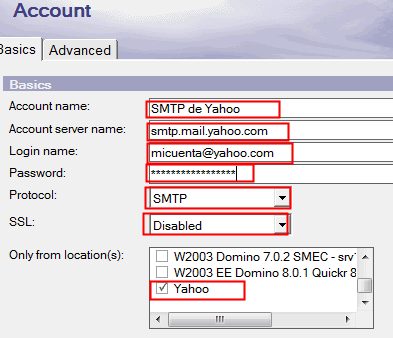 Image:Usando SMTP de Yahoo con el cliente Lotus Notes